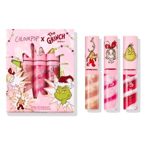 ColourPop x How the Grinch Stole Christmas Lip Gloss Trio - Merry Grinchmas - 0.048oz - 1 of 4