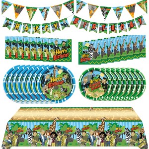 Treasures Gifted Wild Kratts Party Supplies Complete Set for 24 Guests - 1 of 4