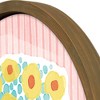 Watercolor Flowers 20x20 Round MDF Framed Print - 3 of 4