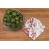 C&F Home Arcadia Red Napkin Set of 6 - 3 of 4