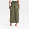 Women's Knit Smocked Maxi A-Line Skirt - Universal Thread™ - 2 of 3