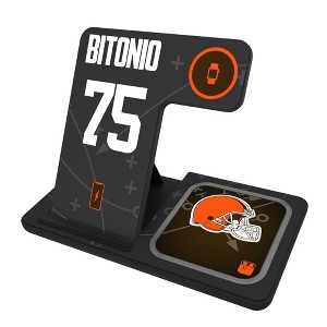 NFL Cleveland Browns Players Game Tactic 15-Watt 3 in 1 Charging Station - 1 of 4