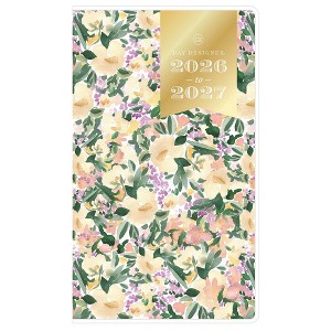 Blue Sky Day Designer Monthly Planning Calendar 3.625"x6.125" Marjorie Floral Clear - 1 of 4