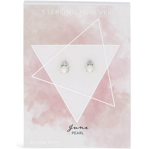 Sterling Silver Freshwater Pearl Stud Earrings - Lovisa