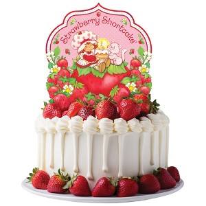 Treasures Gifted Strawberry Shortcake Cake Topper - Strawberry Shortcake Birthday Party Supplies - 1 of 4