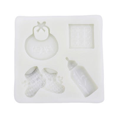 O'creme Snowflakes Silicone Fondant Mold - 4 X 4 - Green : Target