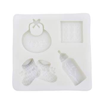 Dog Bone and Paw Print Silicone Mold - Annettes Cake Supplies