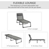 PAGED Folding Camping Chairs Reclining Chaise Lounge Chair with Adjustable Backrest and Removable Pillow for Camping, Beach, Yard, Picnics - 4 of 4