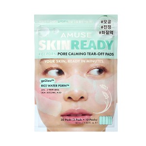 Amuse Skinready Rice PDRN Pore Calming Tear-Off Pads - 30ct