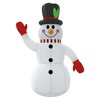 vidaXL Inflatable Snowman Multicolor Oxford Fabric with PU Coating Medium - 4 of 4