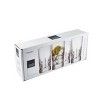 10oz 4pk Crystal Crosby Square Highball Glasses - Godinger Silver: Lead-Free Drinkware Set, Dishwasher-Safe Glass Cups - 3 of 3