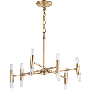 Gale 12 Light 22" Chandelier - CHA4005 - Gold - Safavieh - 1 of 4