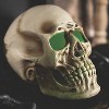 Morris Costumes 10.25 in Giant Light-Up Plastic Skull Halloween Decoration - Off-White - 3 of 3