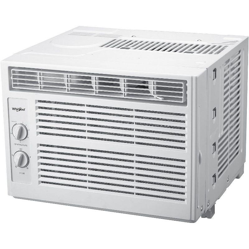 Whirlpool 5000 BTU 115V Window-Mounted Air Conditioner with Mechanical Controls WHAW050BW, 4 of 7