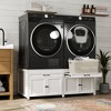 FUFU&GAGA White Washer Base Cabinet - Functional and Stylish Laundry Room Essential - 2 of 4