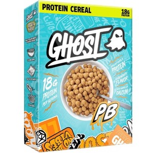 GHOST PROTEIN CEREAL, PEANUT BUTTER Flavor, 18G Protein, 10.8oz (Pack of 2) - 1 of 1
