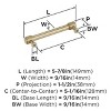 Amerock Faraday Pull for Cabinets, Drawers, and Furniture - 3 of 4