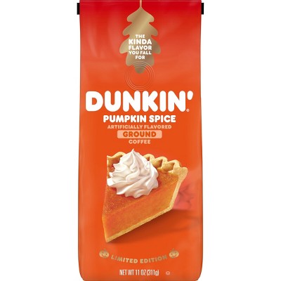 Dunkin' Donuts Pumpkin Spice Medium Roast Ground Coffee - 11oz