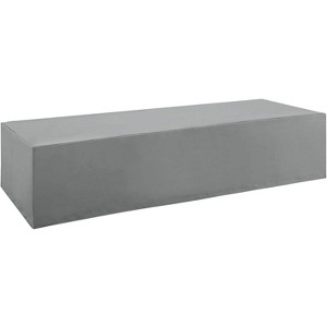 Modway Immerse Convene / Sojourn / Summon Chaise Outdoor Patio Furniture Cover - Gray - 1 of 3