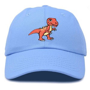 Dalix T-Rex Embroidered Cotton Dad Hat Adjustable Baseball Cap Mens - 1 of 4