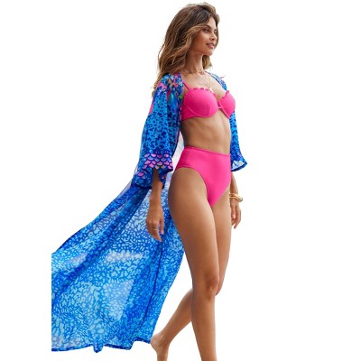 VENUS Womens Long Duster Cover-Up