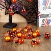 34Pcs Christmas Ball Ornaments, 1.57 Inch Shatterproof Bulk Xmas Tree Hanging Decor for Holiday Wedding Mardi Gras Party Gold/Blue/Red/Silver - 4 of 4