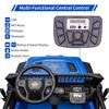 24V 2-Seater Kids Ride-On Truck w/Remote - 20" Seat, LED Lights, Music, 110LB Capacity (Ages 2-8) - 3 of 4
