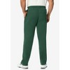 KingSize Men's Big & Tall French Terry Open Bottom Pants - 3 of 4