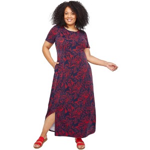 Catherines Petite Scoopneck Maxi Dress - 1 of 4