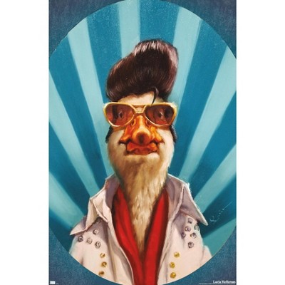 Trends International Lucia Heffernan Art - Duck The King Framed Wall Poster Prints