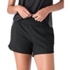 Future Planet Women's Nova Premium Performance Sport Athletic 4" High Waisted Active Gym Workout Running Shorts Black - 2 of 4