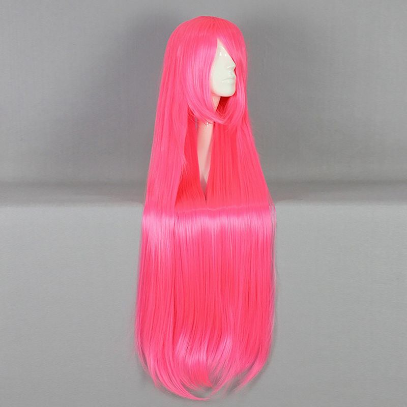Unique Bargains Wigs Human Hair Wigs for Women 39" with Wig Cap Long Hair, 3 of 7