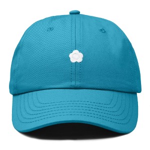 Dalix Lil Flower Embroidered Cotton Cap Outdoor Dad Hat Womens - 1 of 4