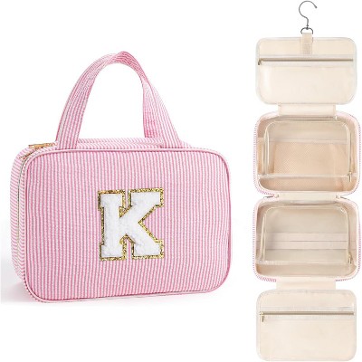 Toiletry Bag Men Hanging Compact Large Travel Initial Makeup for Women Teen