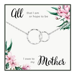 HOPE LOVE SHINE Mother’s Day Necklace – Message Card Gift for Mom from Daughter or Son - 1 of 4