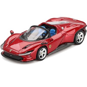 Ferrari Daytona SP3 Rosso Imola Red with Blue Interior 1/64 Diecast Model Car by BBR - 1 of 1