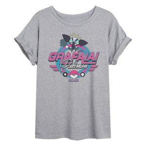 Women's - Pokémon - Grafaiai Racing Oversized Graphic T-Shirt - 1 of 4
