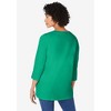 Woman Within Perfect Three-Quarter Sleeve V-Neck Tunic - 3 of 4