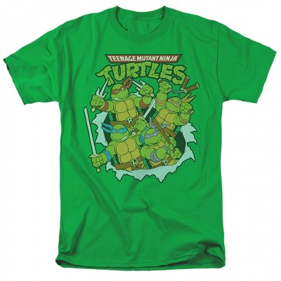 Mens Teenage Mutant Ninja Turtles Retro Tear Through T-Shirt