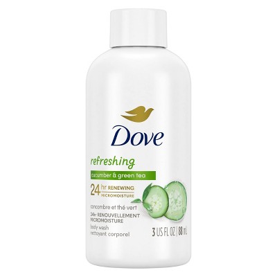 Dove Beauty Refreshing Cucumber and Green Tea Body Wash - Trial Size - 3 fl oz_1