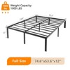 Karl Home 12 inch Height Twin Size Bed Frames Heavy Duty, Metal Platform Bed No Box Spring Needed - 4 of 4