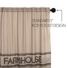 Sawyer Mill Charcoal Farmhouse Shower Curtain 72x72 - 3 of 4