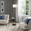 Hudson and Canal Floor Lamp with Marble Tray Table and Fabric Shade - 3 of 4