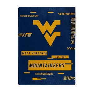 NCAA West Virginia Mountaineers Digitized 60 x 80 Raschel Throw Blanket - 1 of 4