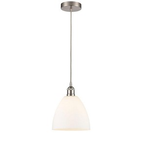 Edison Dome - 1 Light Cord Hung Mini Pendant In Industrial Style-12.25 Inches Tall and 9 Inches Wide - 1 of 1