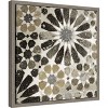 Amanti Art Alhambra Tile III Neutral by Sue Schlabach Canvas Wall Art Print Framed 16-in. x 16-in. - 3 of 4