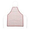 Unique Bargains Christmas Aprons Linen Red Green 21.65"x26.77" 1 Pcs - 4 of 4
