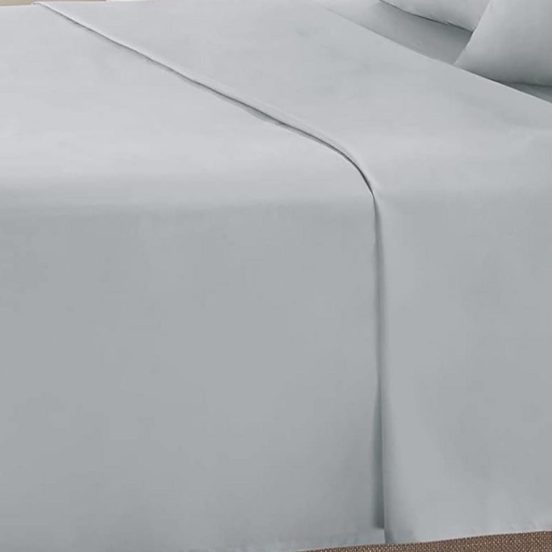 RT Designers Collection Modern Living 100% Pima Cotton Ultra Soft Sheet Set King Grey, 3 of 4