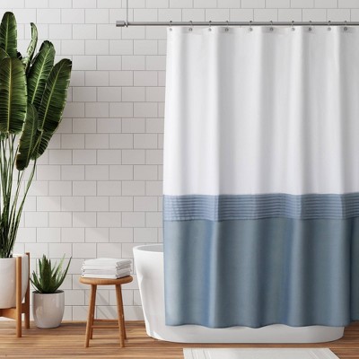 Colorblock Fabric Shower Curtain - Zenna Home