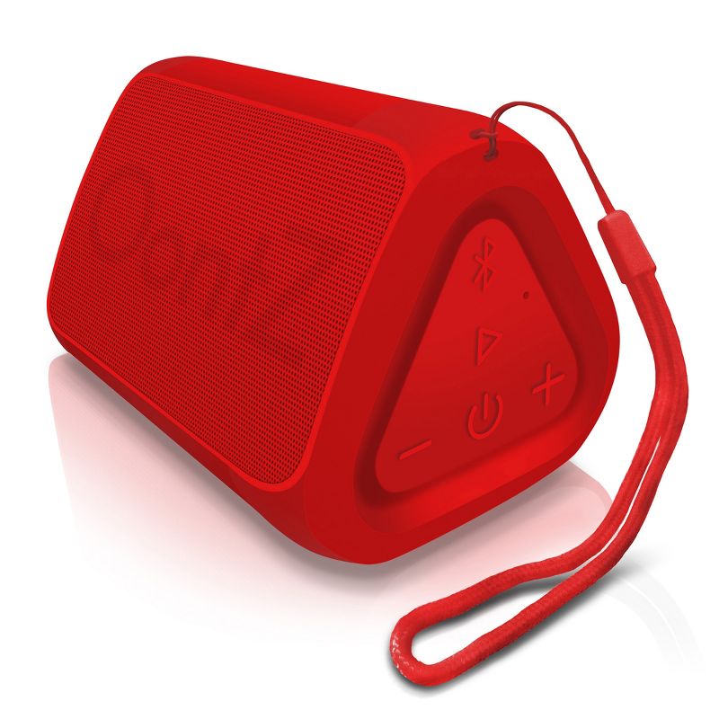 OontZ Solo Bluetooth Speaker, IPX5 Water Resistant, 5 Watts, 100' Wireless Range, Red, 1 of 8
